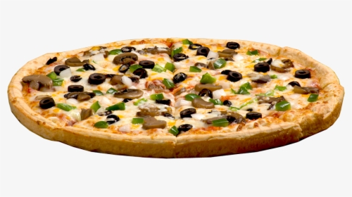 Green And Black Olive Pizza, HD Png Download, Transparent PNG