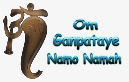 Om Ganapataye Namo Namah Png - Om Ganapataye Namah Png, Transparent Png, Transparent PNG