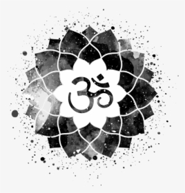 Ayn Om Mandala Mantra - Watercolor Mandala, HD Png Download, Transparent PNG