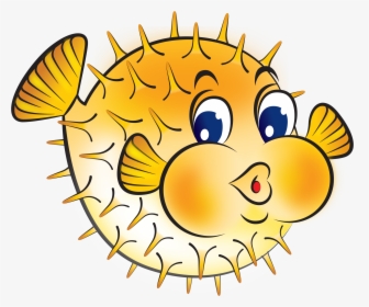 Puffer Fish Png Clipart - Clipart Puffer Fish, Transparent Png, Transparent PNG