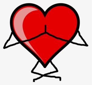 Yoga Heart Png - Heart Doing Yoga, Transparent Png, Transparent PNG