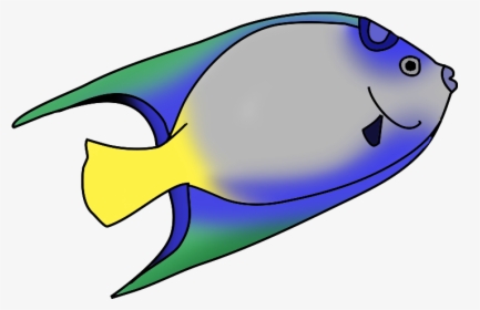 Blue Green Fish - Fish Clipart, HD Png Download, Transparent PNG