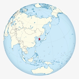 South Korea Globe Map, HD Png Download, Transparent PNG