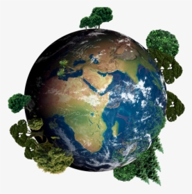 Globe Png Transparent Image - Globe With Trees Png, Png Download, Transparent PNG