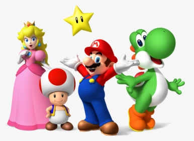 Download Mario Party Hq Png Image - Mario And Other Characters, Transparent Png, Transparent PNG