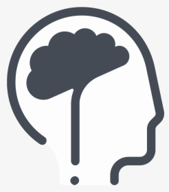 Head With Brain Icon - Png Brainicon, Transparent Png, Transparent PNG