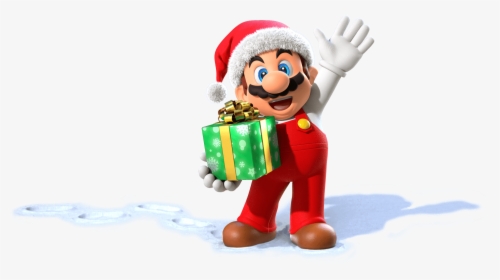 8 Bit Mario Png - Super Mario Christmas, Transparent Png, Transparent PNG
