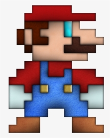8 Bit Mario Png - Mario Pixel, Transparent Png, Transparent PNG