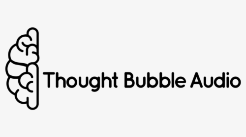 Thought Bubble Logo Horizontal Black - Monochrome, HD Png Download, Transparent PNG
