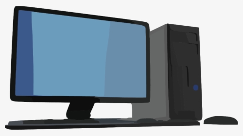 Desktop Computer With Monitor Image - Low Price Computer Price, HD Png Download, Transparent PNG