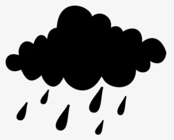 Falling Rain Png Transparent Images - Cloud With Rain Transparent, Png Download, Transparent PNG