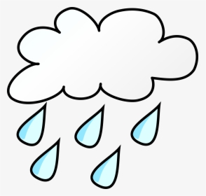 Rain Clip Arts - Rainy Weather Clip Art, HD Png Download, Transparent PNG