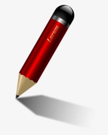 Pen,office Supplies,pencil - Red Pencil, HD Png Download, Transparent PNG