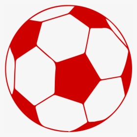 Red Soccer Ball Png , Png Download - Soccer Ball Transparent Background, Png Download, Transparent PNG