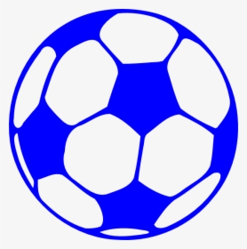 Blue Soccer Ball Svg Clip Arts - Blue Soccer Ball Clip Art, HD Png Download, Transparent PNG