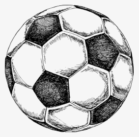 Football Drawing Illustration Pitch Hq Image Free Png - Soccer Ball Drawing Png, Transparent Png, Transparent PNG