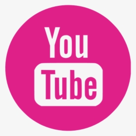 Pink Youtube Icon Png - Youtube Logo Black, Transparent Png, Transparent PNG