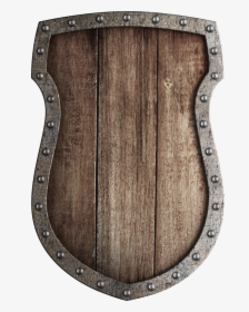 Wooden Shield Png Free Hd Quality With Transparent - Wooden Shield Transparent Background, Png Download, Transparent PNG