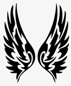 Tribal Angel Wings Png Transparent Images - Emblem, Png Download, Transparent PNG