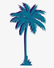 Palm Tree Png Vaporwave - Vaporwave Palm Tree Png, Transparent Png, Transparent PNG