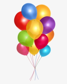Simple Group Balloons - Birthday Balloons Clipart Transparent Background, HD Png Download, Transparent PNG
