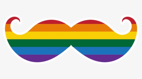 Rainbow Mustache - Graphic Design, HD Png Download, Transparent PNG