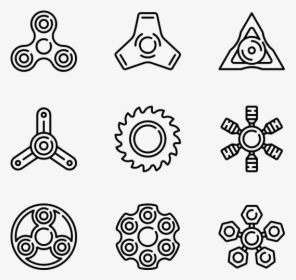 Fidget Spinner - Event Icon Vector, HD Png Download, Transparent PNG