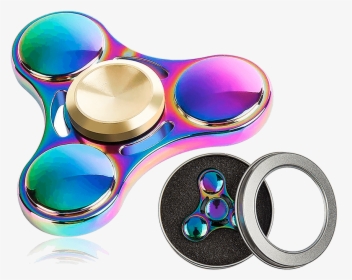Metal Shiny Fidget Spinner , Png Download - Much Does A Fidget Spinner Cost, Transparent Png, Transparent PNG