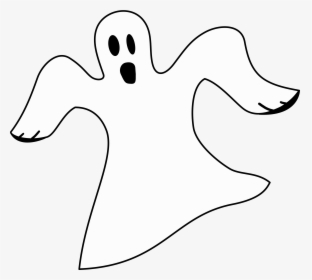 Ghost With Black Background, HD Png Download, Transparent PNG