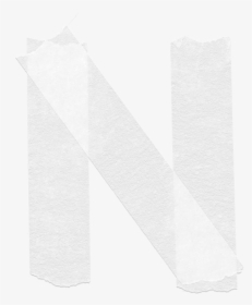 Tape White Font - Monochrome, HD Png Download, Transparent PNG