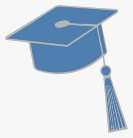 Blue Graduation Hat Png - Graduation, Transparent Png, Transparent PNG