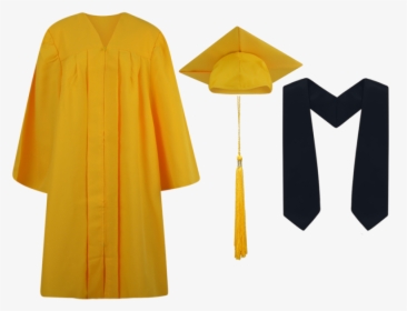 Graduation Gown Png - Graduation Cap And Gown Png, Transparent Png, Transparent PNG