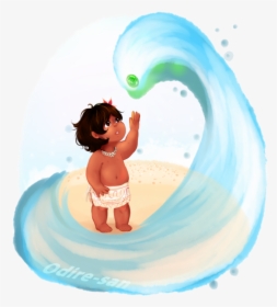Choseen By The Ocean Odire San On - Onda Moana Baby Png, Transparent Png, Transparent PNG