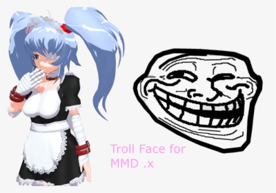 Sad Troll Face Png Svg Stock - Gamer Troll Face, Transparent Png, Transparent PNG