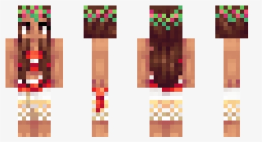 Skin Minecraft Moana, HD Png Download, Transparent PNG