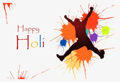 Transparent Holi Clipart - Colorful Happy Holi Png, Png Download, Transparent PNG
