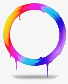 #circle #hole #rainbow #color Splash #splash - Colour Splash Png Rainbow, Transparent Png, Transparent PNG