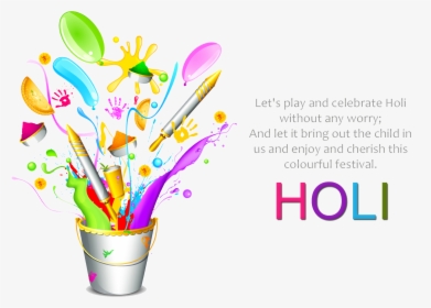 Happy Holi Wishes 2018 , Png Download - Holi Greetings, Transparent Png, Transparent PNG