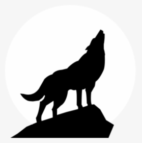 Drawing Png Wolf - Black Wolf Howling Drawing, Transparent Png, Transparent PNG