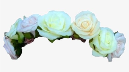 White Rose Flower Crown Transparent - Green Flower Crown Png, Png Download, Transparent PNG