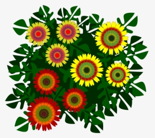 Free Drawing Flower Clipart - Sunflower, HD Png Download, Transparent PNG
