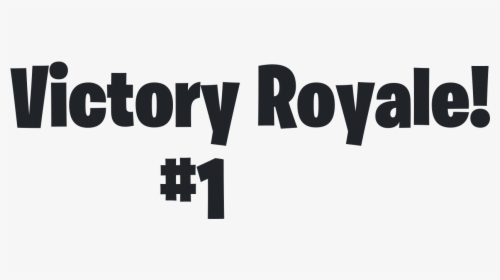 Edit Victory Royale 1 Logo - Logo Victory Royale, HD Png Download, Transparent PNG
