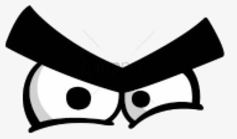 Angry Eyes Cartoon Png Image With Transparent Background - Angry Cartoon Eyes Png, Png Download, Transparent PNG