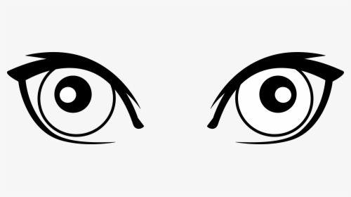 Cartoon Eyes Clip Arts - Cat Eyes Clipart Black And White, HD Png Download, Transparent PNG