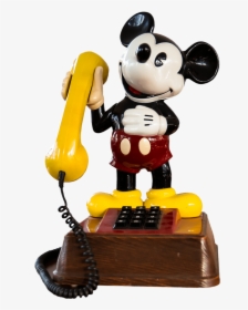 Vintage Mickey Mouse Telephone Clip Arts - Black Background Mickey Mouse, HD Png Download, Transparent PNG