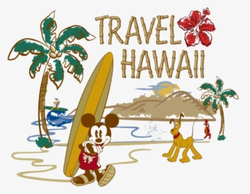 Hawaii Clipart Mickey - Mickey Mouse Hawaii Vacation, HD Png Download, Transparent PNG