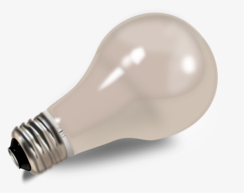 Realistic Light Bulb Lampadina Clip Arts - Compact Fluorescent Lamp, HD Png Download, Transparent PNG