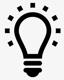Light Bulb - Lightbulb Png Icon, Transparent Png, Transparent PNG