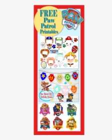 Free Printable Paw Patrol Birthday, HD Png Download, Transparent PNG