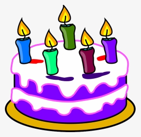 Birthday Cake Svg Clip Arts - Birthday Cake Clipart, HD Png Download, Transparent PNG